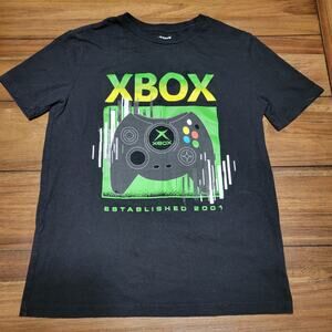Old Navy Kids Black Unisex Tee "XBOX Established 2001" - Size XL (14-16)